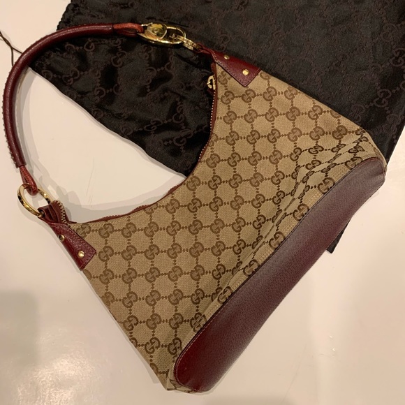 Monogram Classic Ring Brown/red Canvas Hobo - Picture 2 of 6